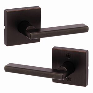 Kwikset Modern Halifax Door Lever with Square Rosette