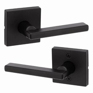 Kwikset Modern Halifax Door Lever with Square Rosette