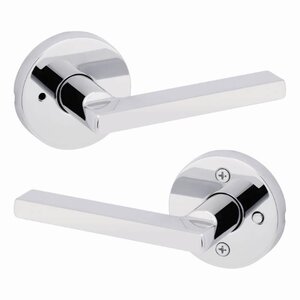 Kwikset Modern Halifax Door Lever with Round Rosette