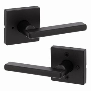 Kwikset Modern Halifax Door Lever with Square Rosette