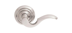 Emtek American Classic Cortina Keyed Entry Door Lever with Regular Rosette