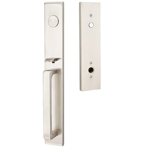 Emtek Contemporary Lausanne Entry Handleset with Dummy Cylinder and Knob