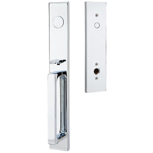 Emtek Contemporary Lausanne Entry Handleset with Dummy Cylinder and Knob