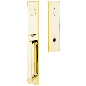 Emtek Contemporary Lausanne Entry Handleset with Dummy Cylinder and Lever