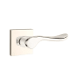 Emtek Contemporary Luzern Keyed Entry Door Lever with Square Rosette