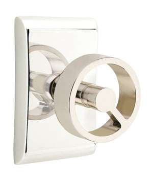 Emtek Contemporary Spoke Interior Door Knob with Neos Rosette