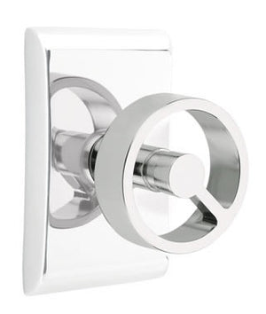 Emtek Contemporary Spoke Interior Door Knob with Neos Rosette