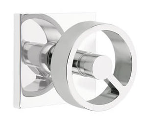 Emtek Contemporary Spoke Interior Door Knob with Square Rosette