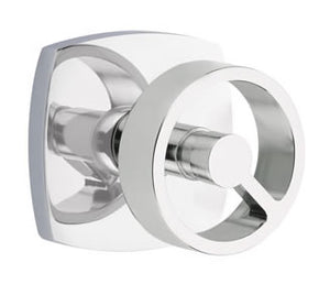 Emtek Contemporary Spoke Interior Door Knob with Urban Modern Rosette