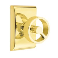 Emtek Contemporary Spoke Interior Door Knob with Neos Rosette