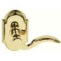 Emtek American Classic Cortina Keyed Entry Door Lever with #8 Rosette