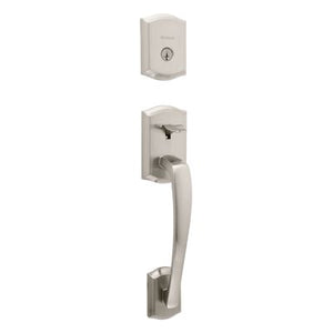 Kwikset Single Cylinder Prescott Exterior Handleset with SmartKey