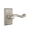 Emtek American Designer Rope Keyed Entry Door Lever with Rectangular Rosette