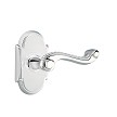 Emtek American Designer Rope Keyed Entry Door Lever with #8 Rosette