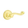 Emtek American Designer Rope Keyed Entry Door Lever with Regular Rosette