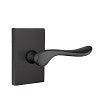 Emtek Contemporary Luzern Keyed Entry Door Lever with Rectangular Rosette