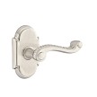 Emtek American Designer Rope Keyed Entry Door Lever with #8 Rosette