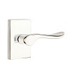 Emtek Contemporary Luzern Keyed Entry Door Lever with Rectangular Rosette