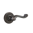 Emtek American Designer Rope Keyed Entry Door Lever with Regular Rosette